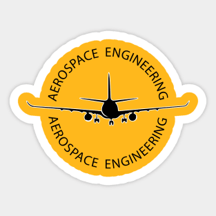 aerospace engineering airplane engineer Sticker